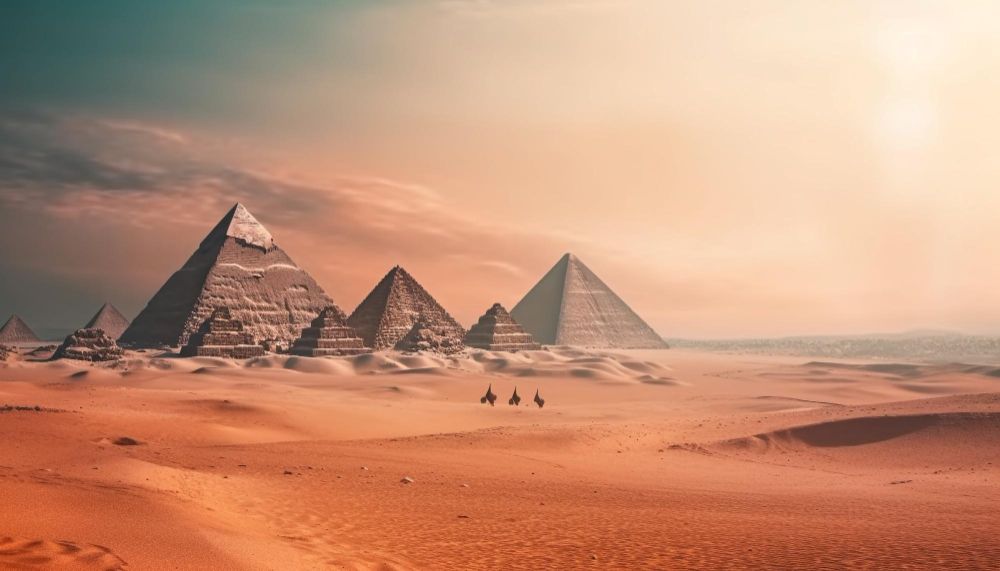 Cada civilización tiene su forma particular de ver la muerte Impresionante Pirámide de Egipto