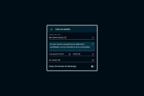 Cómo Crear Un Evento en WhatsApp Web