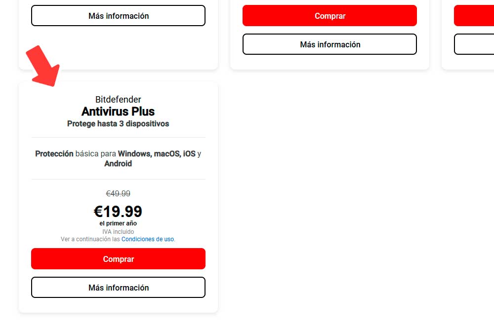Versión Plus del Antivirus para PC