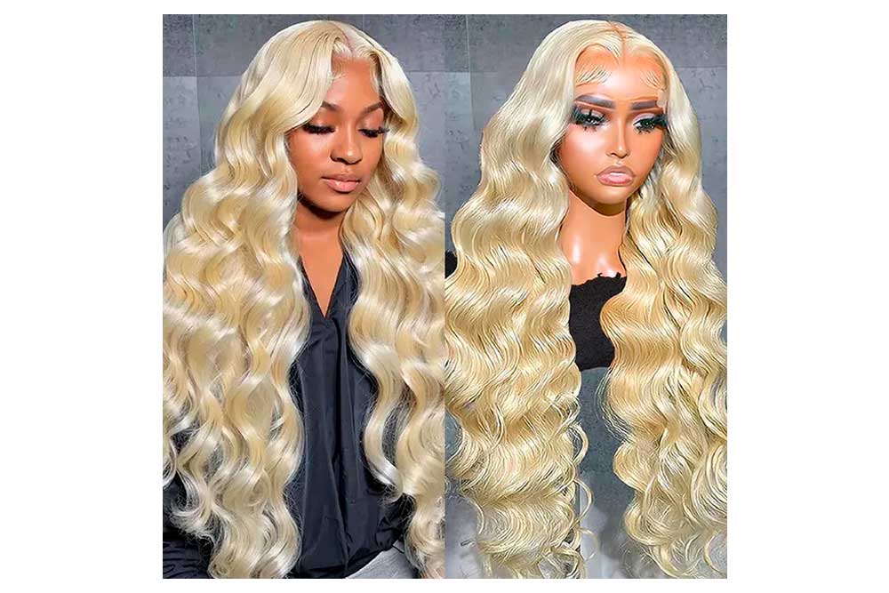 Peluca rubia natural sin pegamento 613 Blonde Glueless