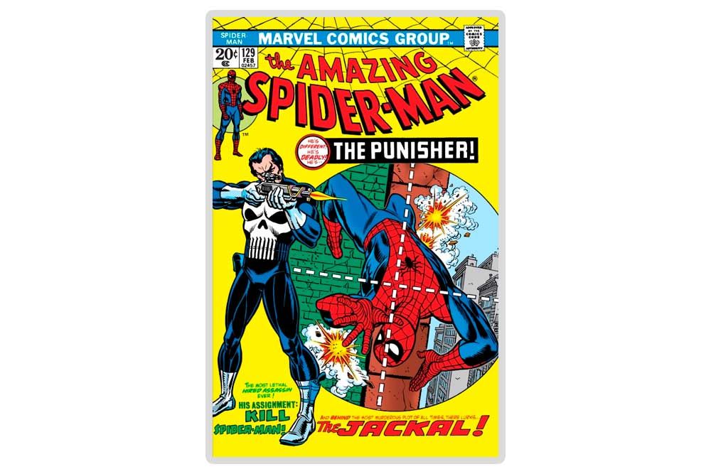 Su portada fue popular y fue un cómic clave de la era de bronce Cómic de Spider-Man The Amazing Spider-Man #129 – The Punisher Entra en Escena
