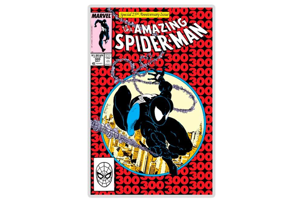Tiene una puntuación CGC de 9.9 lo que lo hace extremadamente raro Cómic de Spider-Man The Amazing Spider-Man #300 – El Nacimiento de Venom